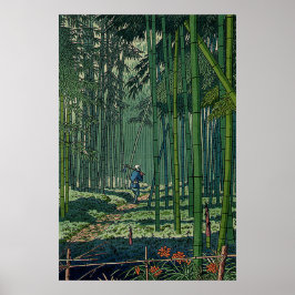 Bamboo Grove von Saga Fujishima Takeji Poster