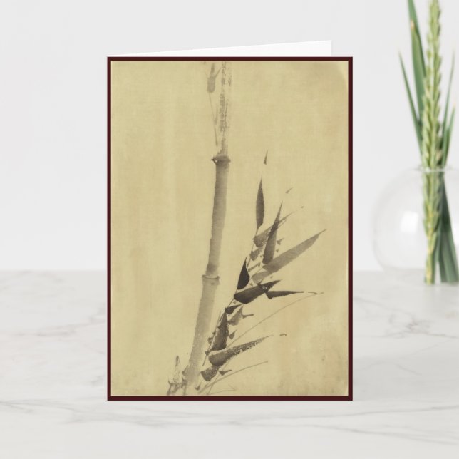 Bamboo, Hokusai japanische Kunst der Bildenden Kun Karte (Vorderseite)