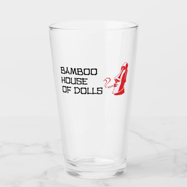 Bamboo House of Dolls Pint Glas (Vorderseite)