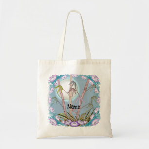 Bamboo Lotus Mond  Tragetasche