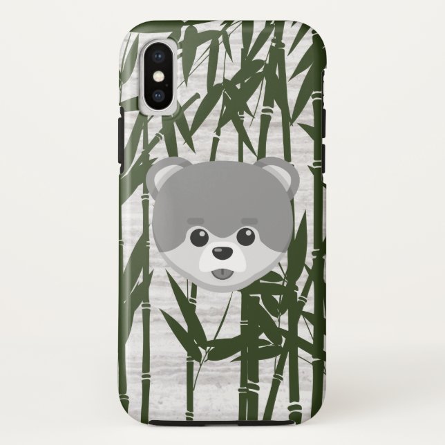 Bamboo Marble Süße Tier Case-Mate iPhone Hülle (Rückseite)