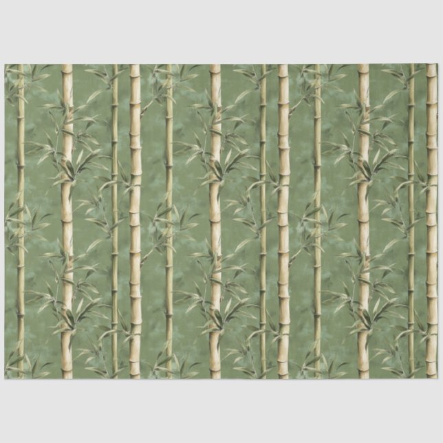 Bamboo Muster Decoupage Seidenpapier (Vorderseite)