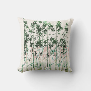 Bamboo-Muster-Pillow - Die Ruhe der Natur Kissen