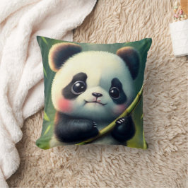 Bamboo Panda (2 Seiten): Kissen
