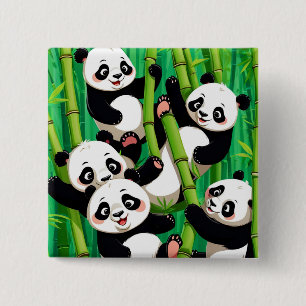 Bamboo Panda Button