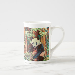 Bamboo Panda Prozellantasse