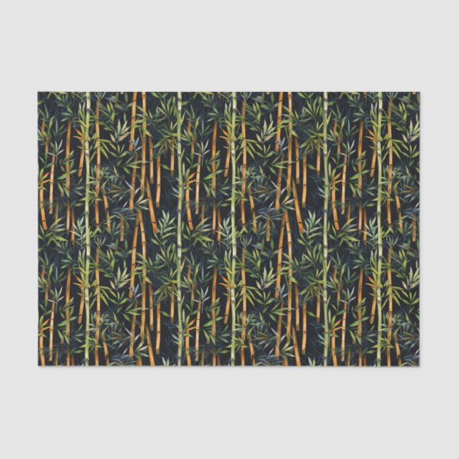 Bamboo Panda Tissue Paper Seidenpapier (Vorderseite)