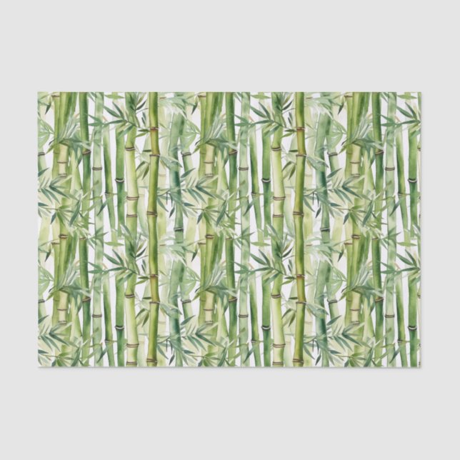 Bamboo Panda Tissue Paper Seidenpapier (Vorderseite)