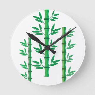 Bamboo Runde Wanduhr