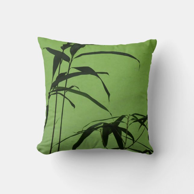 Bamboo-Silhouette-Kissen Kissen (Vorderseite)