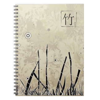 Bamboo-Silhouette Notizblock