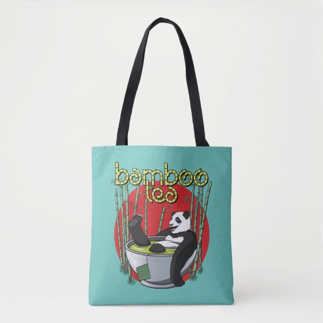 Bamboo Tea Drinker Panda Tasche (Vorderseite)