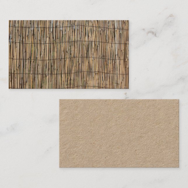Bamboo Visitenkarte (Vorne/Hinten)