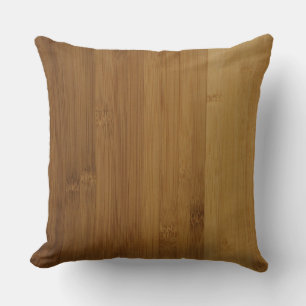 Bamboo Wood Print Kissen