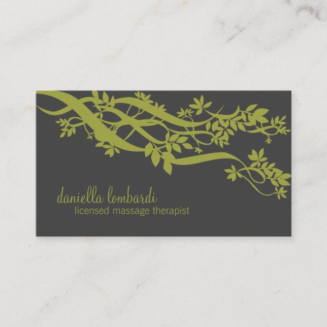 Bamboo Zen Visitenkarte (Vorderseite)