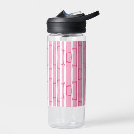 Bambooey Bamboo Stripe in Pink Trinkflasche