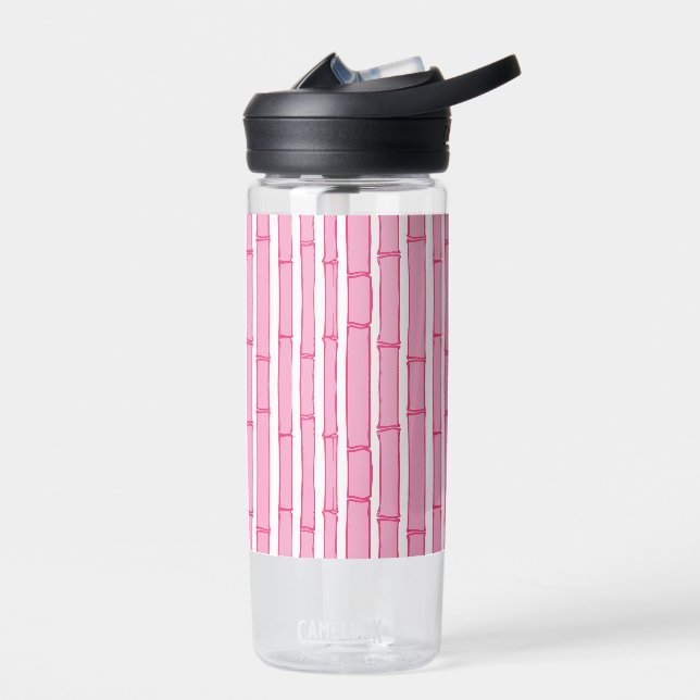 Bambooey Bamboo Stripe in Pink Trinkflasche (Links)