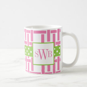 Bambou et graine Monogramme Mug