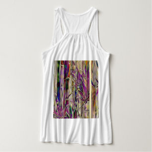 Bambou Tree peinture numérique Tshirt d'art origin