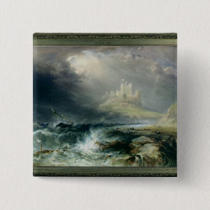 Bamburgh Schloss, Northumberland Button