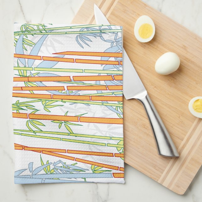 Bambus 3 geschirrtuch (Viertel Falte)