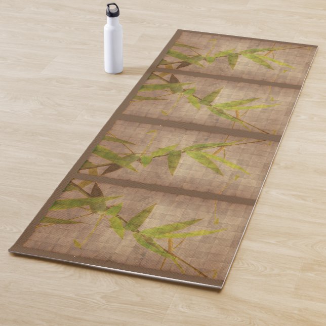 Bambus auf Pergament-Papier Yoga-Matte Yogamatte (Beispiel)