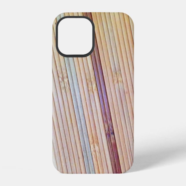 Bambus-Bildschirm-Design Fall-Mate-iPhone-Fall iPhone 12 Hülle (Rückseite)