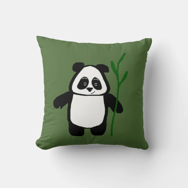 Bambus das Panda-Kissen Kissen (Vorderseite)