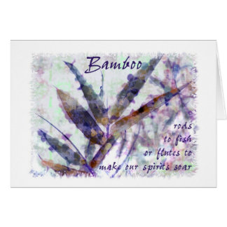 Bambus in einem leichten Regen… unser Geist