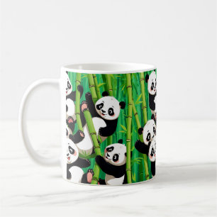Bambus Panda Kaffeetasse
