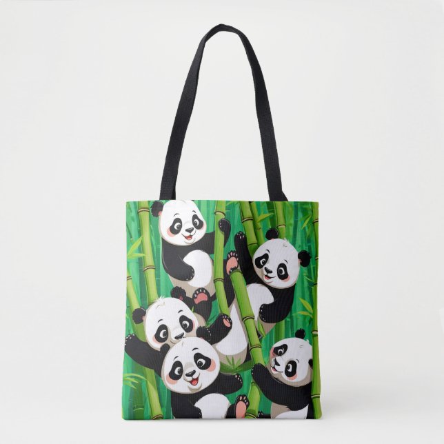 Bambus Panda Tasche (Vorderseite)