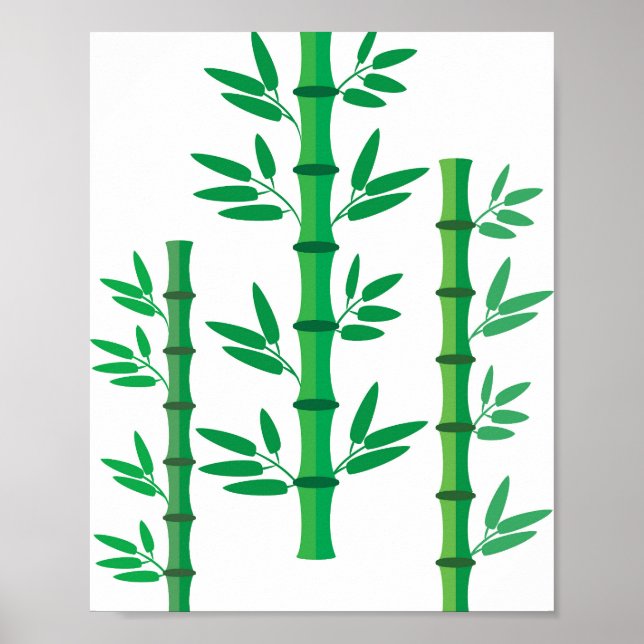 Bambus Poster (Vorne)