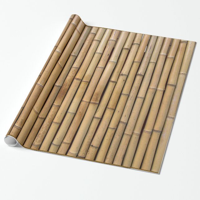 Bambus-Textur-Geschenkpapier Geschenkpapier (Ungerollt)