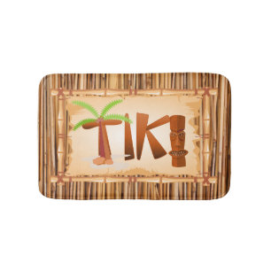 Bambus Tiki Design Badematte