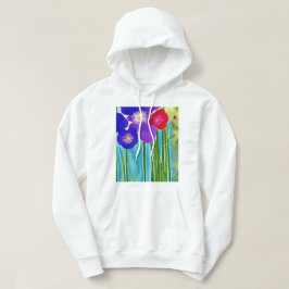 Bambus und Hibiskus Hoodie
