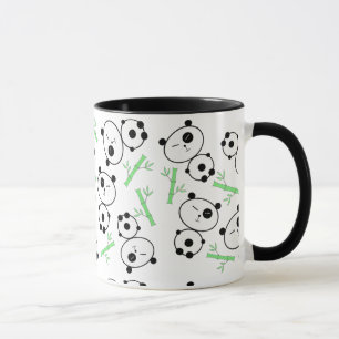 Bambus und Pandas Tasse