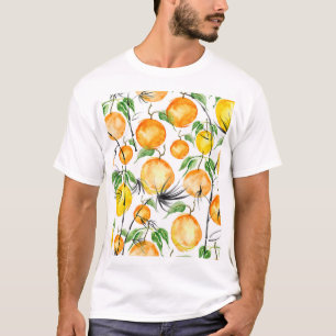 Bambus Wasserfarbe: Dschungel nahtlos Muster. T-Shirt
