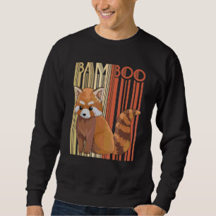 Bambus-Zitat für einen roten Panda-Zoologen Sweatshirt