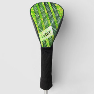 Bambusartige Merkmale, gealtertes Grün, gelblich Golf Headcover
