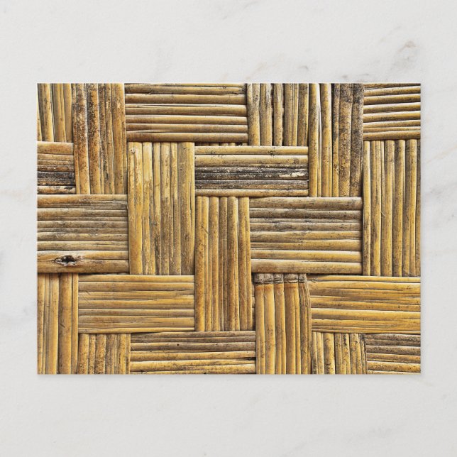 Bambusgewebe Postkarte (Vorderseite)