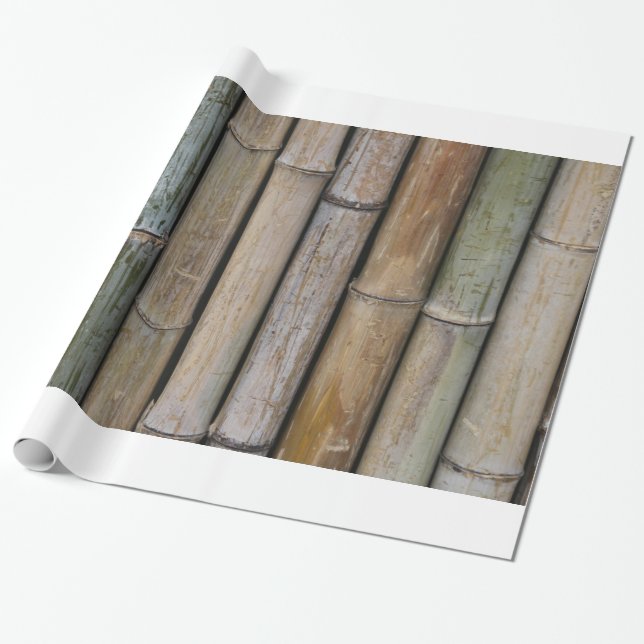 Bambushintergrund Geschenkpapier (Ungerollt)