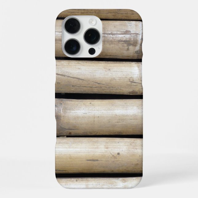 Bambusstäbe iPhone 16 Pro Max Hülle (Rückseite)