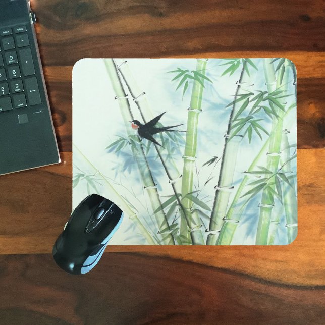 Bambuswald - grün mousepad (Von Creator hochgeladen)