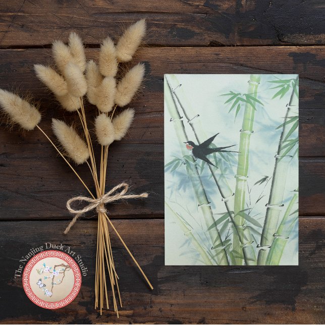 Bambuswald - grün postkarte (Von Creator hochgeladen)