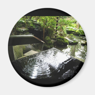 Bambuswasserfall in Japan Magnet