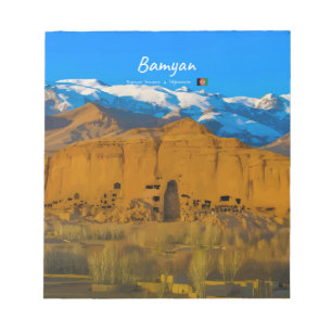Bamyan, Afghanistan - Buddha-Kliffental Notizblock