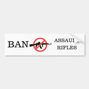 Ban Assault Rifles Autoaufkleber