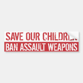 Ban Assault Waffen Autoaufkleber