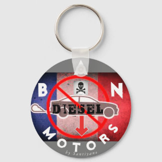 Ban Diesel Motors - rund Schlüsselanhänger