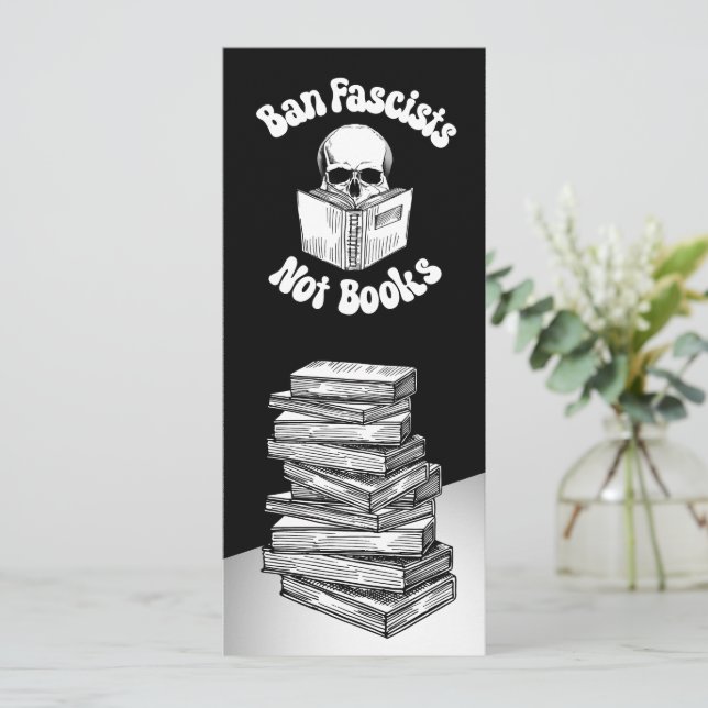 Ban Faschisten bucht kein Lesezeichen Save The Date (Stehend Vorderseite)